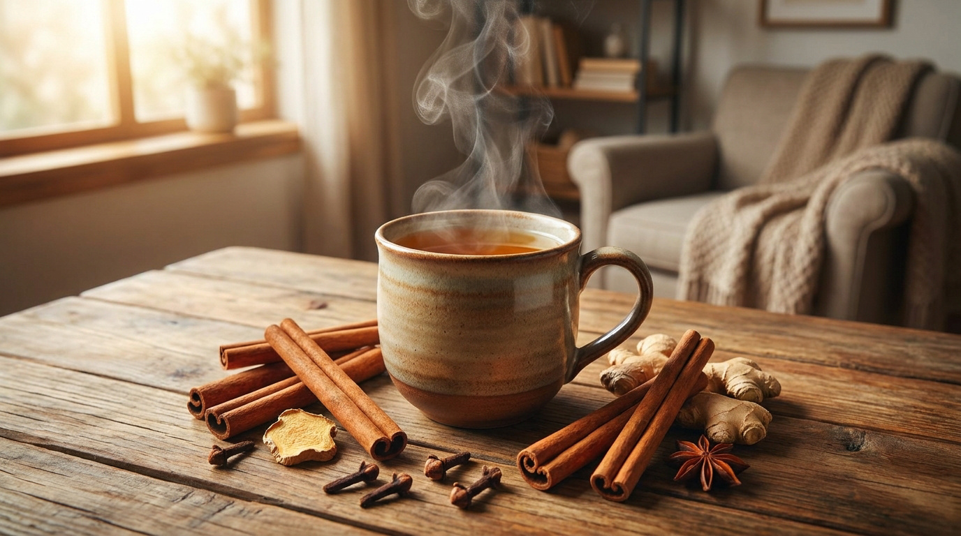 Épices de Noël (cannelle, gingembre, girofle) : leurs vertus en infusion