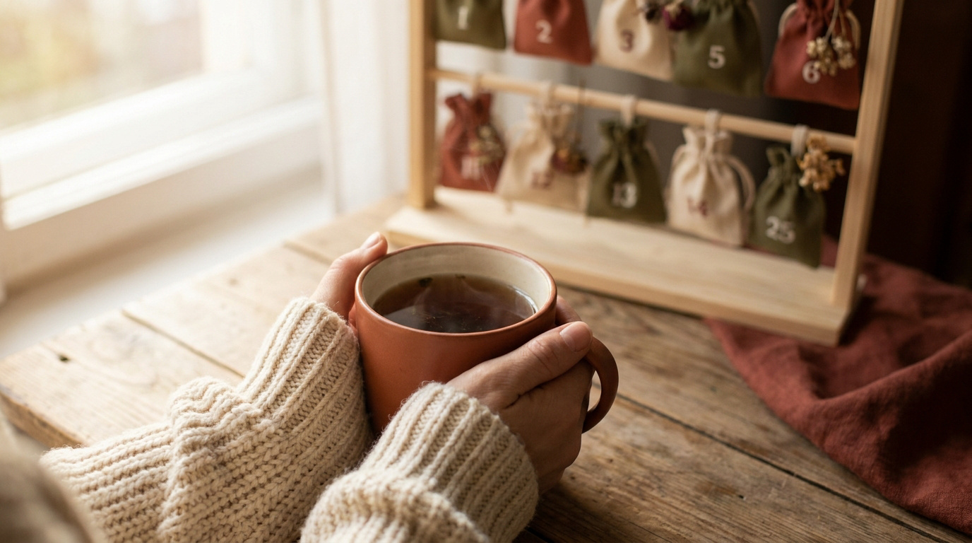 Un thé par jour en décembre : le bien-être du rituel de l'avent