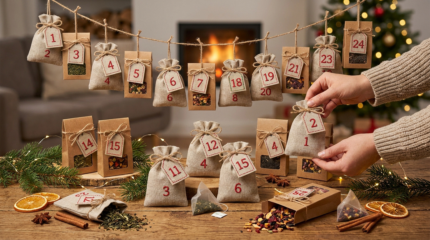 Fabriquer son propre calendrier de l'avent thé maison
