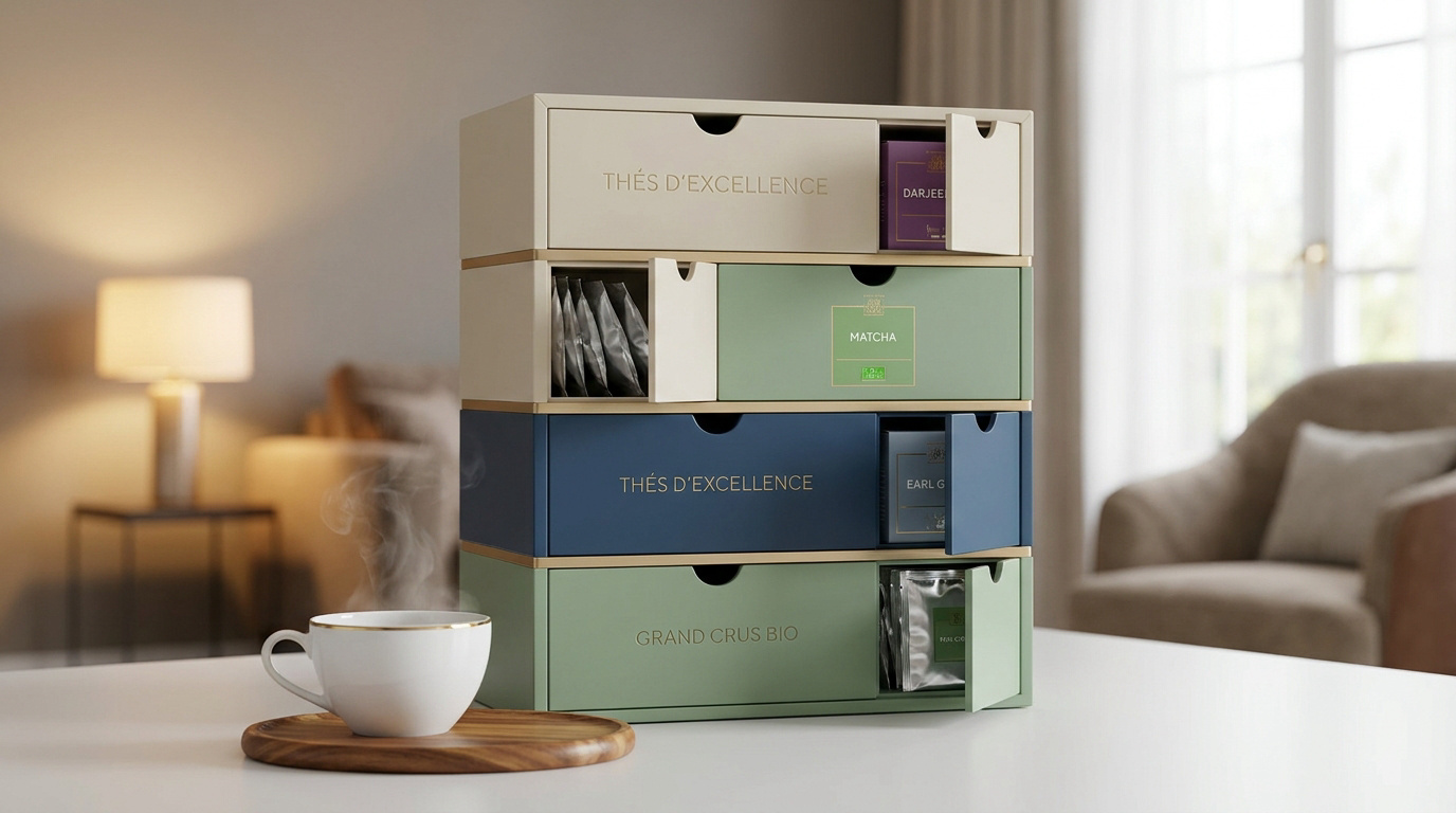 Le calendrier de l'avent thé, une idée cadeau qui monte