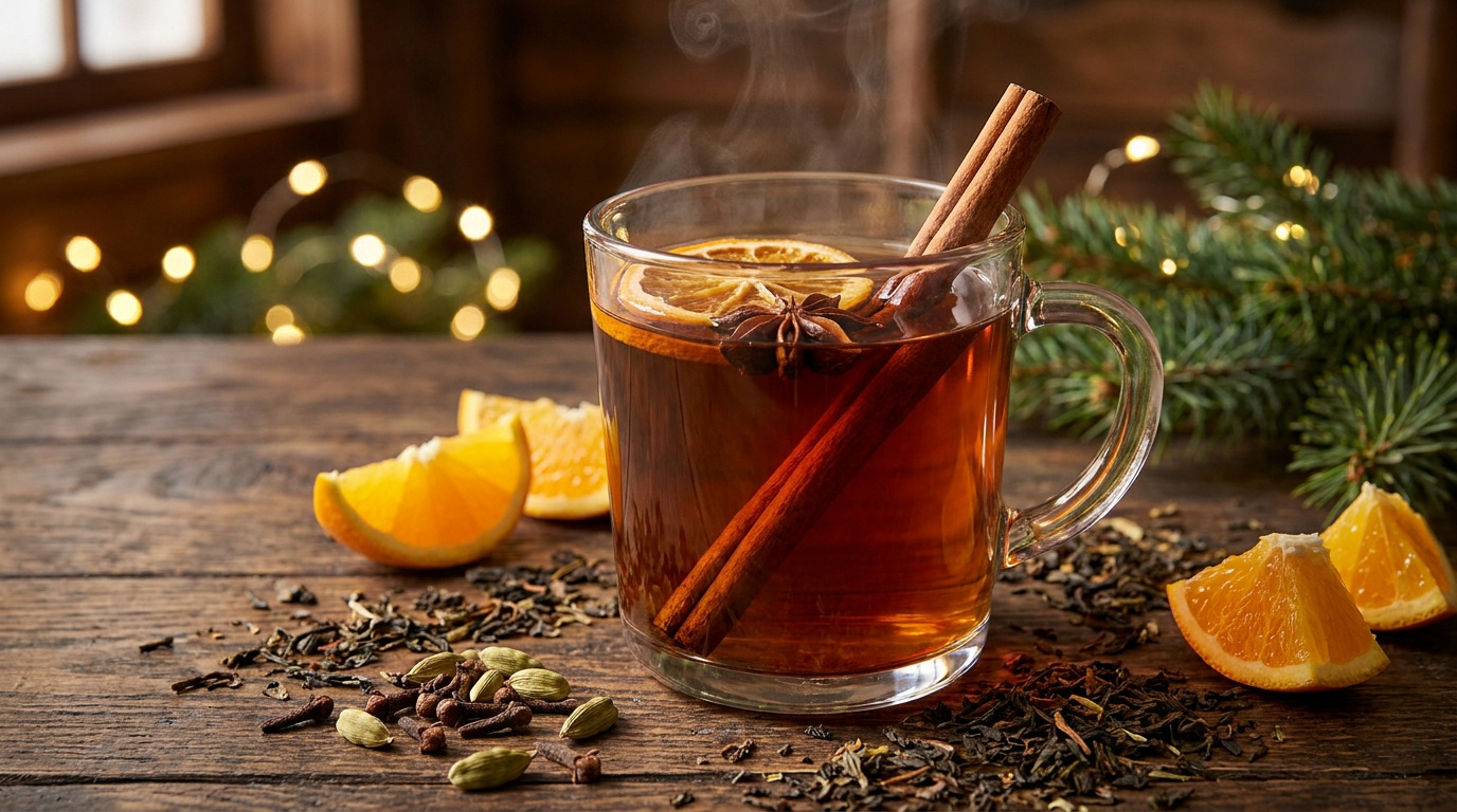 Thé chaud vs thé épicé façon vin chaud : préparer un thé de Noël