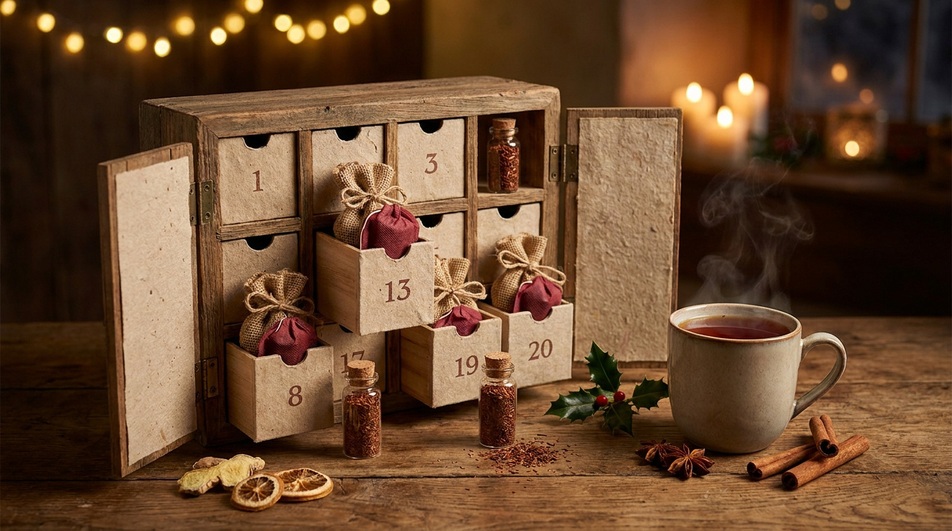 Rooibos et infusions sans théine dans les calendriers de l'avent